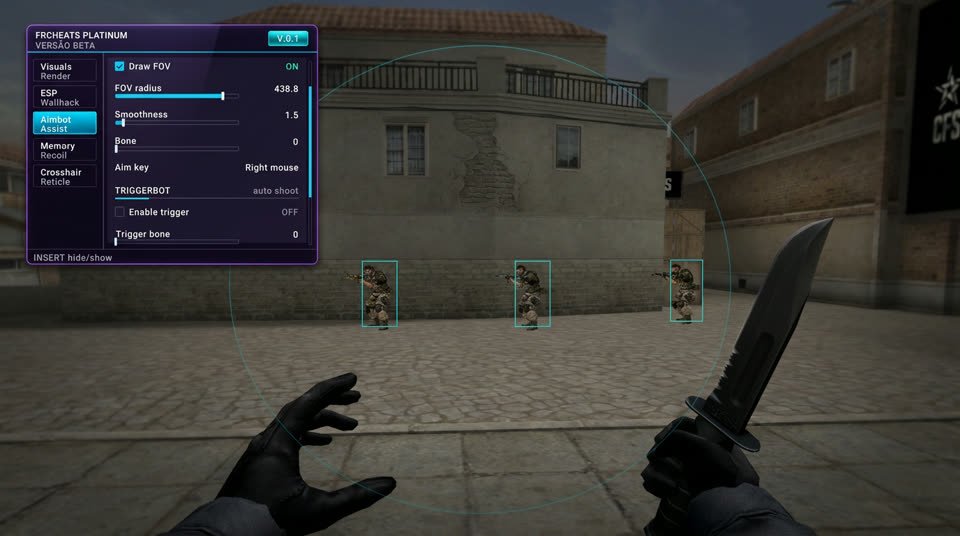 Preview do menu Platinum